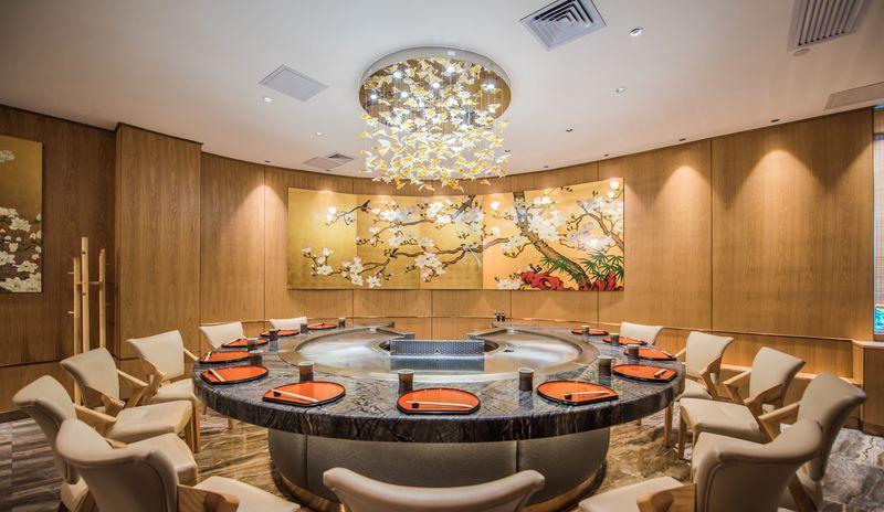 山叶料理珠江新城店——日式古风与西方元素交融的禅意空间-28