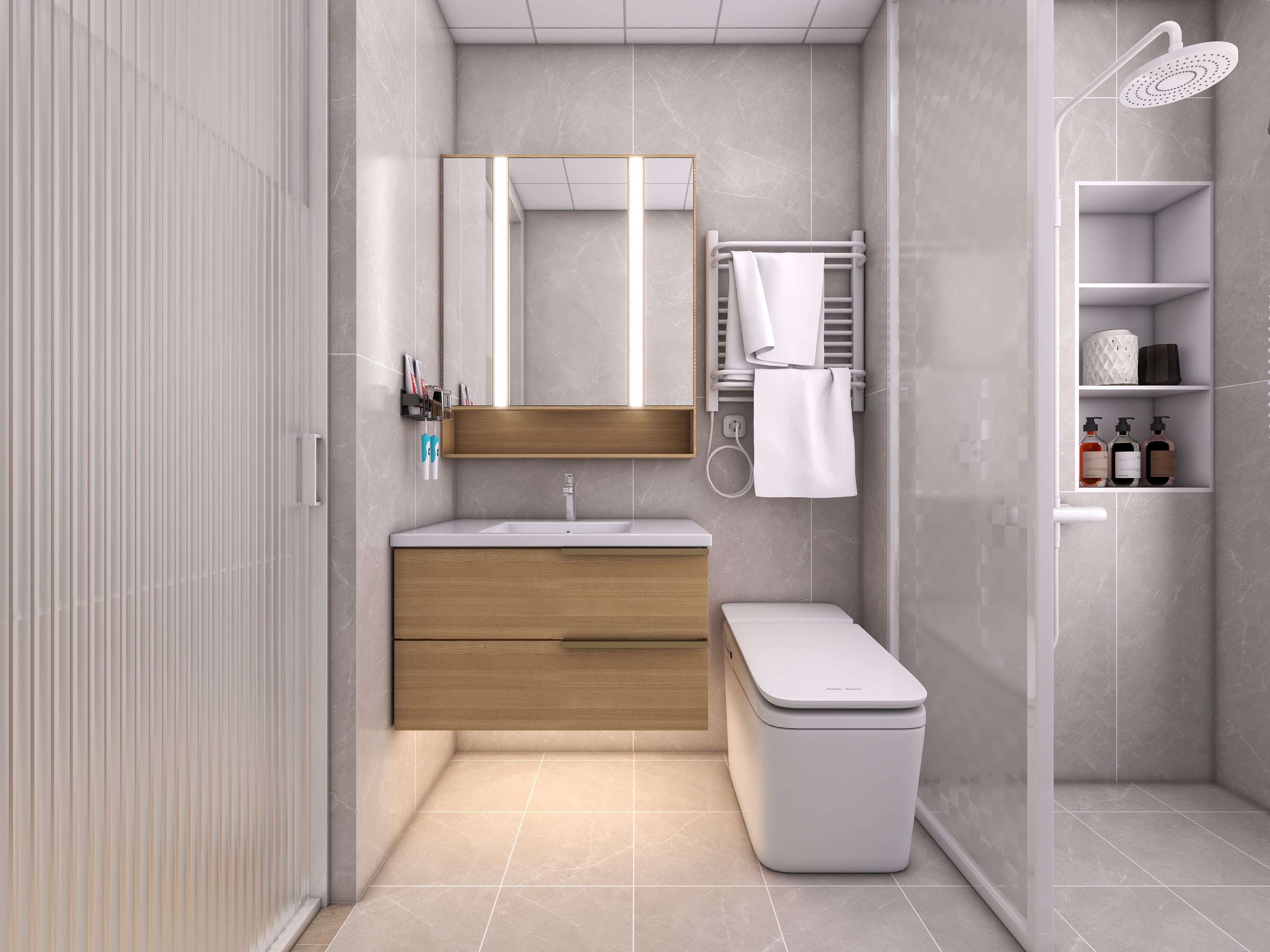 四川成都朗基香颂天府二期（113平方现代简约四居室）-60