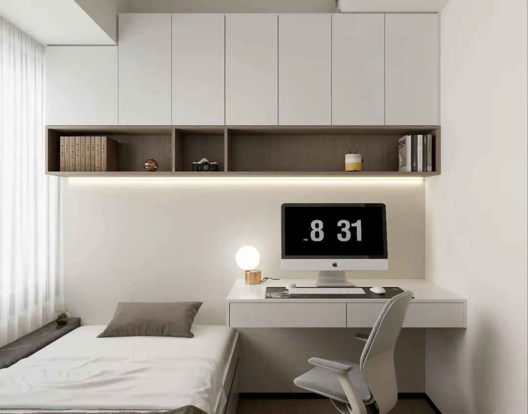 万科城市之光奶油风三居设计丨中国广州-47