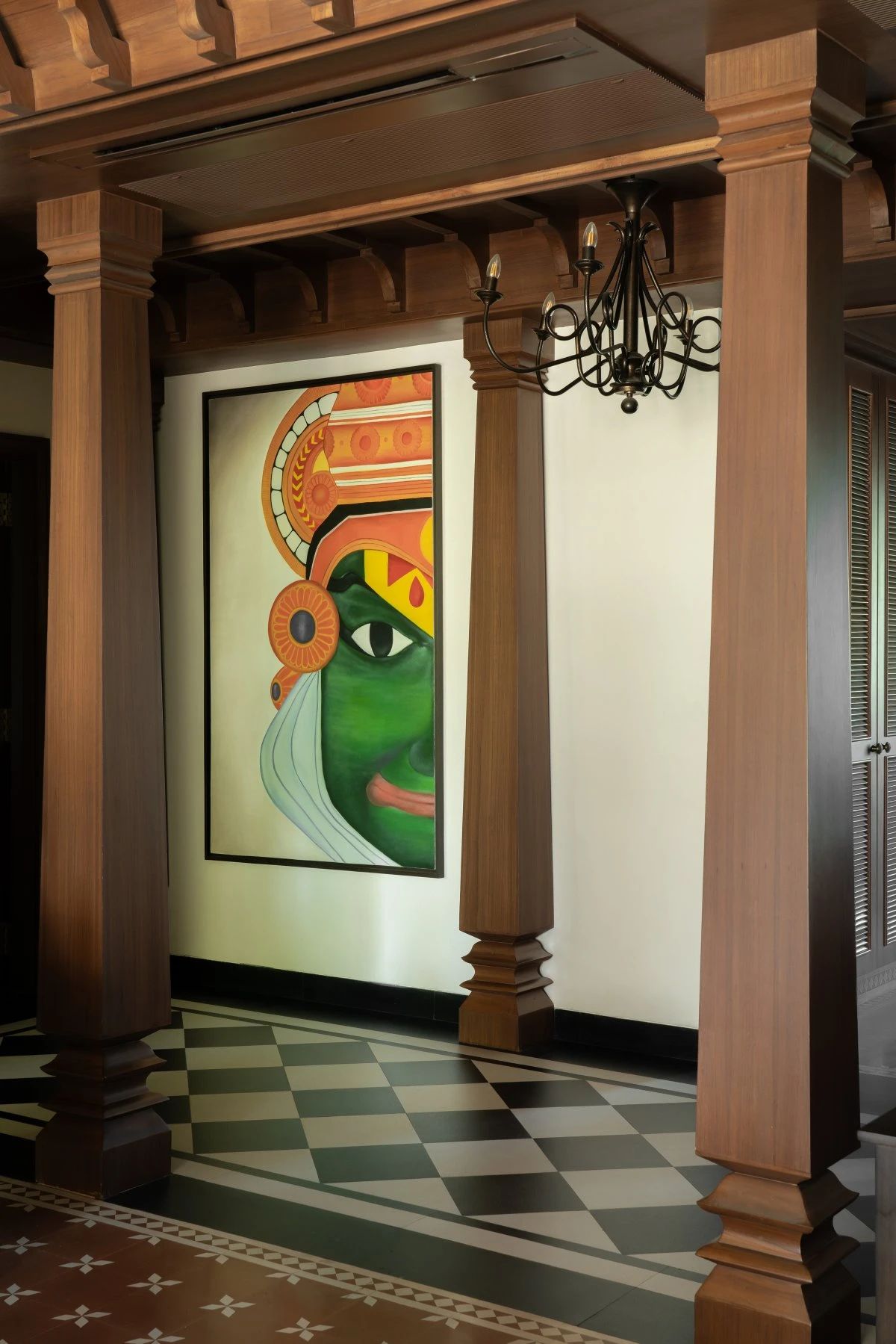 印度美学与现代方法相结合的室内设计丨对印度传统文化情有独钟的设计师-15