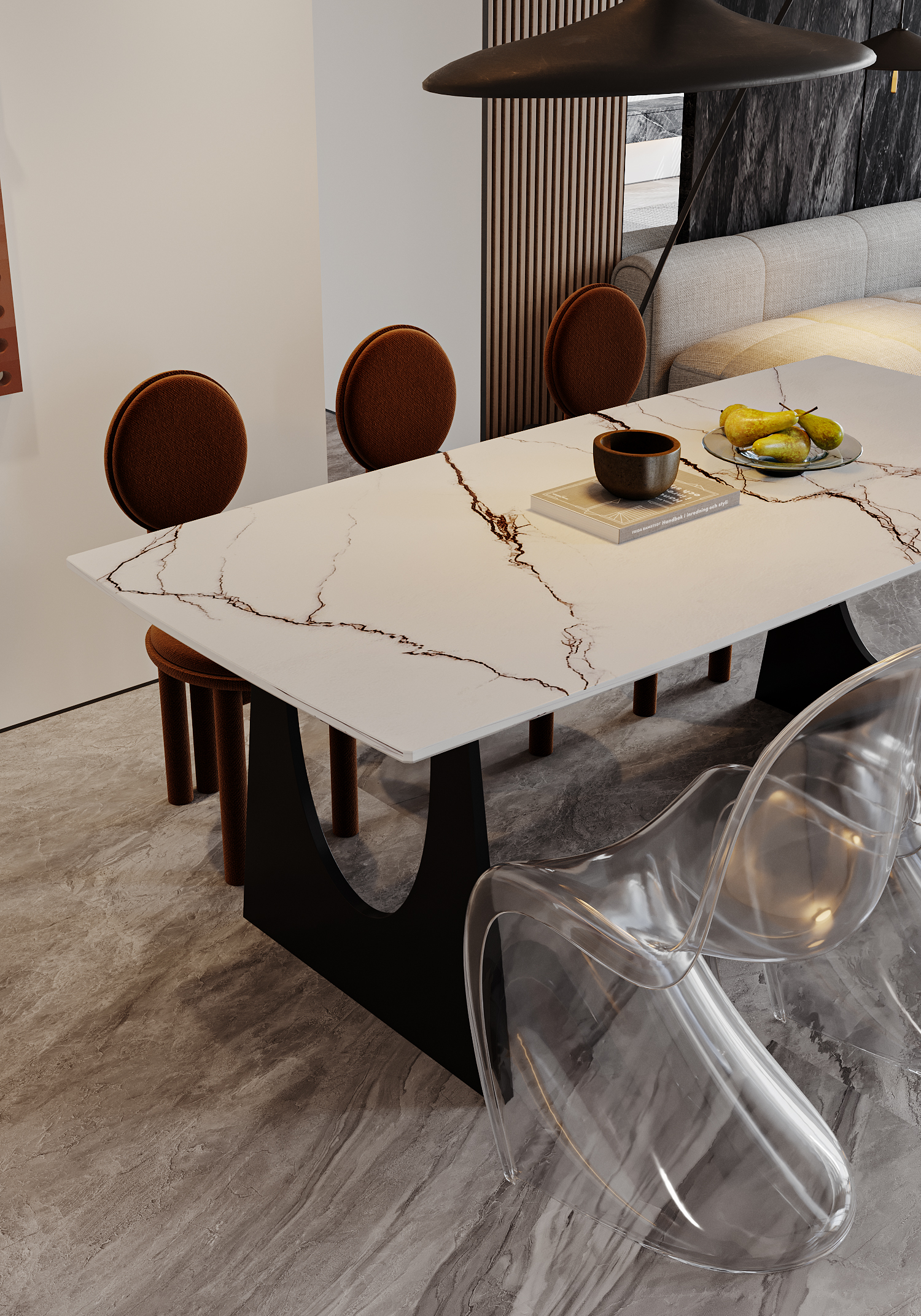 现代极简客厅卧室设计-11