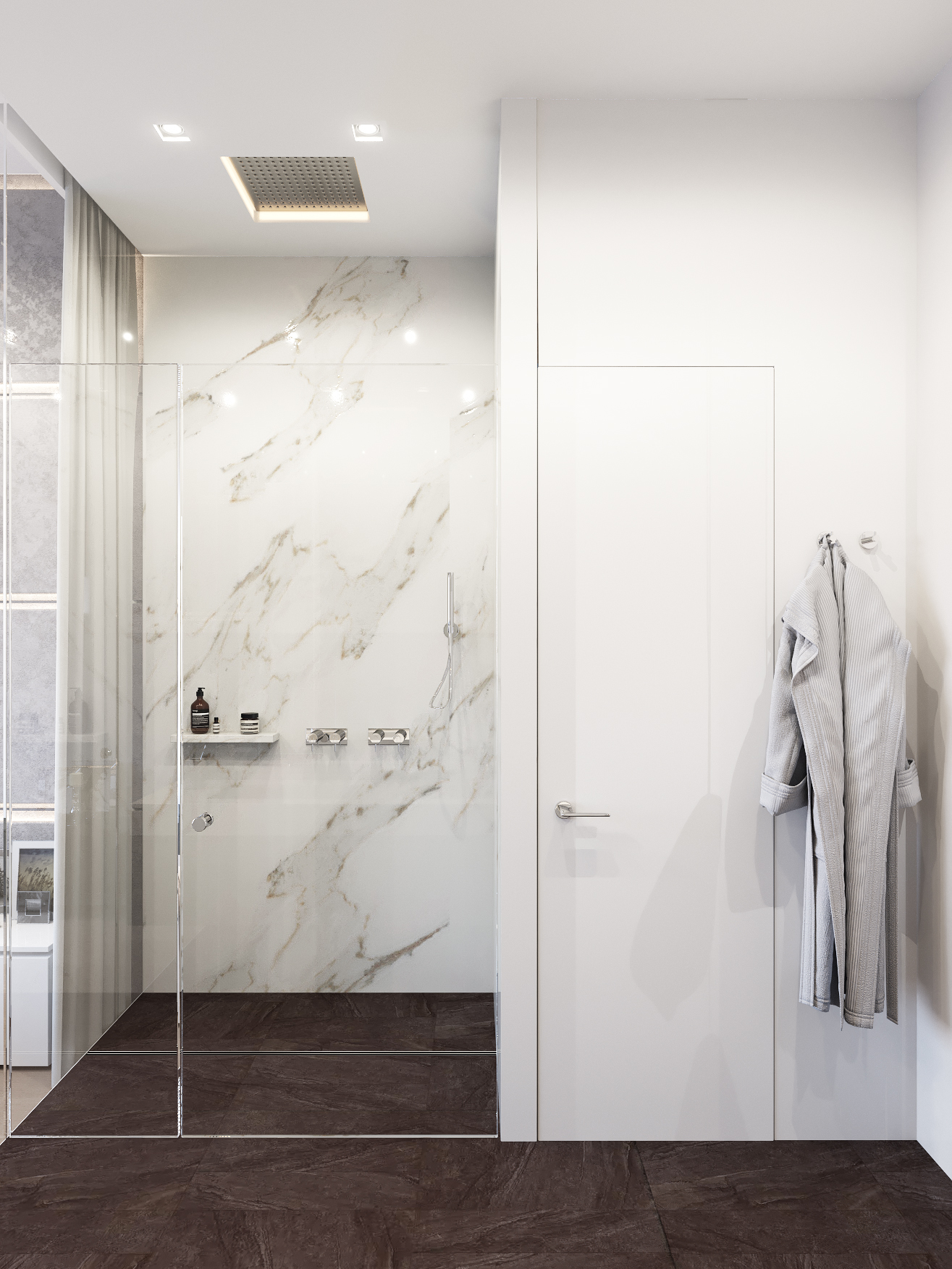 莫斯科顶层公寓,简约奢华的空间艺术-25