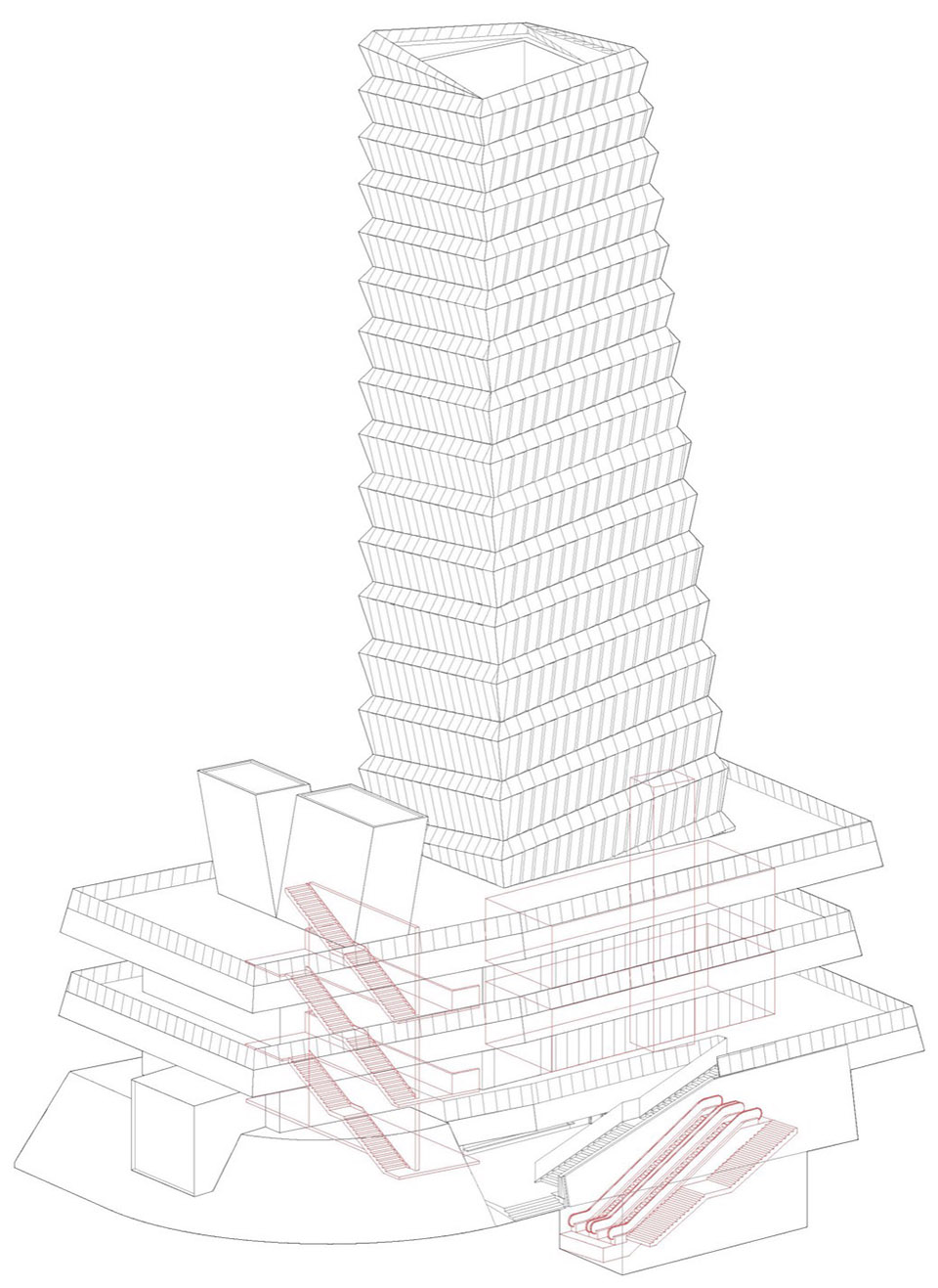 东西通道东方路风塔及轨道交通14号线浦东大道站风井丨周蔚,张斌,致正建筑工作室-79