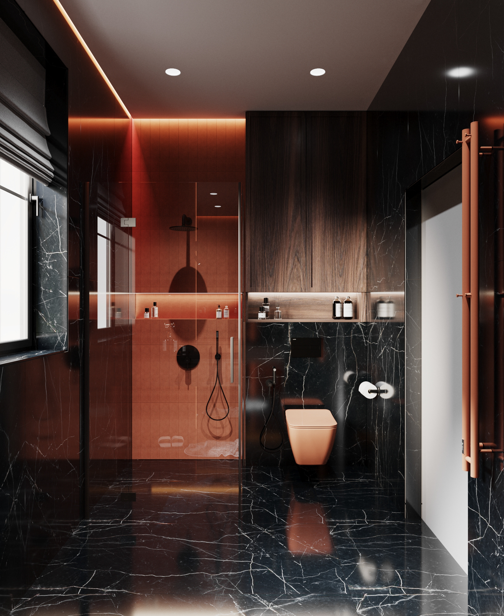 青少年男孩的卧室和浴室丨Kateryna Pik-15