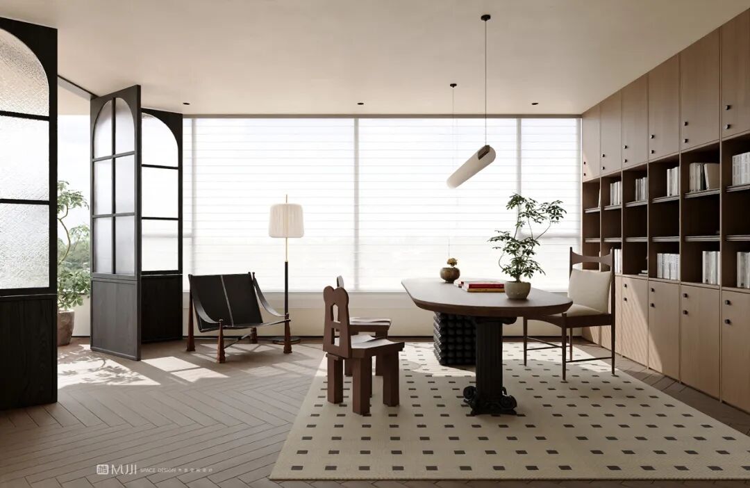 木吉新作｜在四层侘寂别墅中，寻找时光沉淀的诗意栖居-147