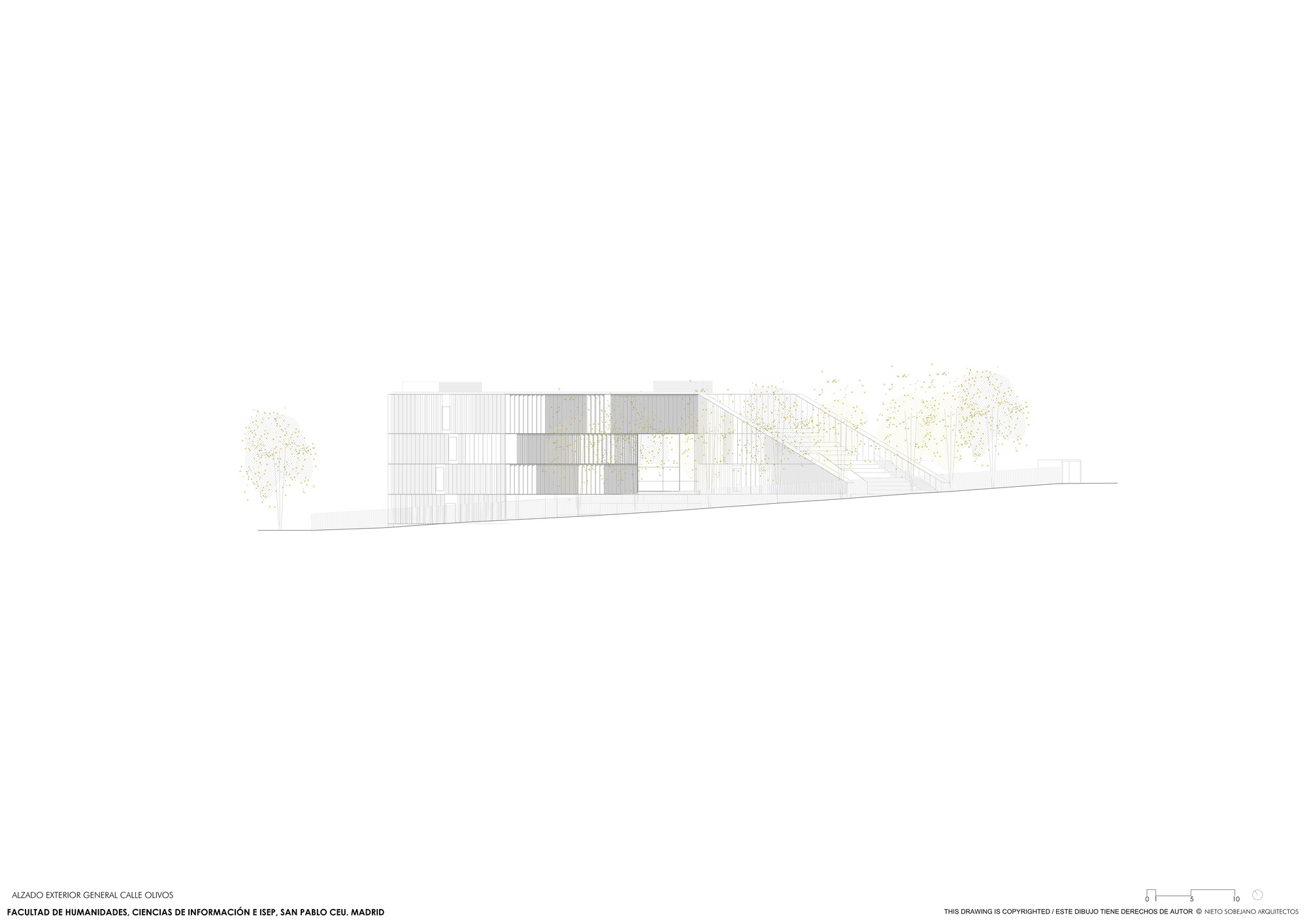 马德里 CEU 蒙克洛亚校区人文与传播科学学院丨西班牙马德里丨Nieto Sobejano Arquitectos-12