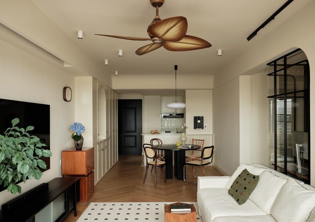 89㎡南洋复古风一人一猫独居住宅设计-4