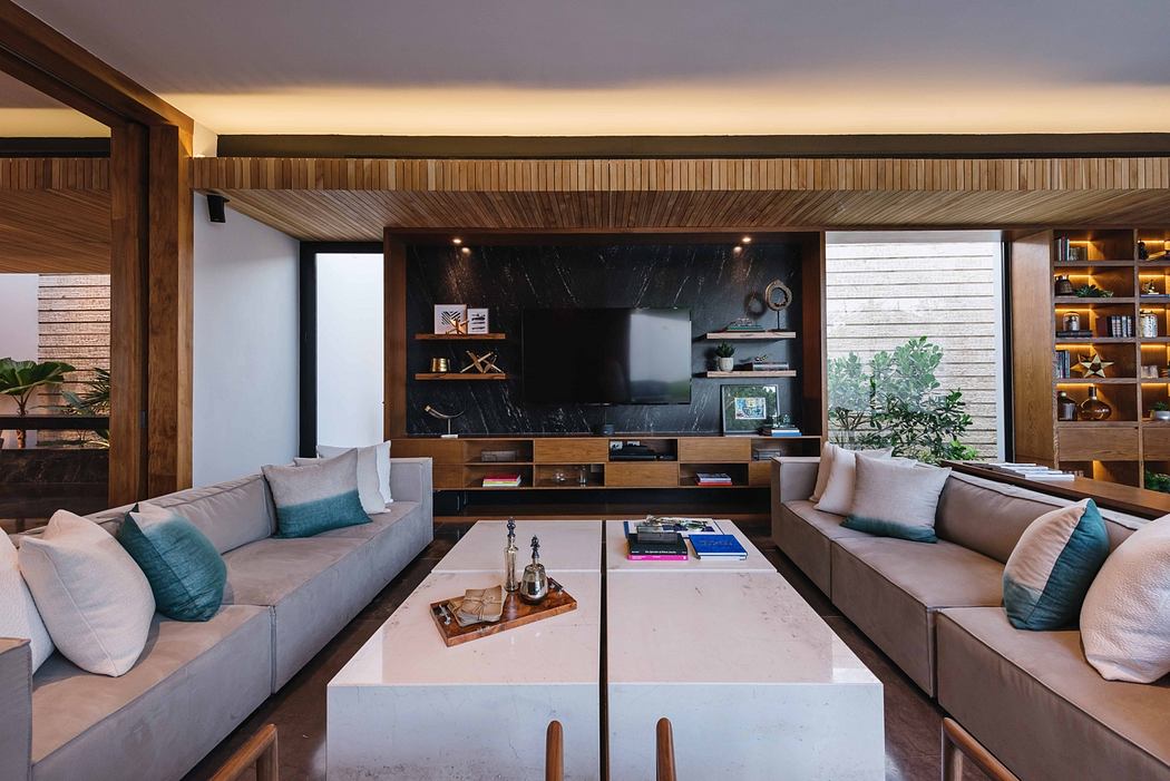 Casa Rayada 现代豪宅丨墨西哥丨Boide Estudio-2