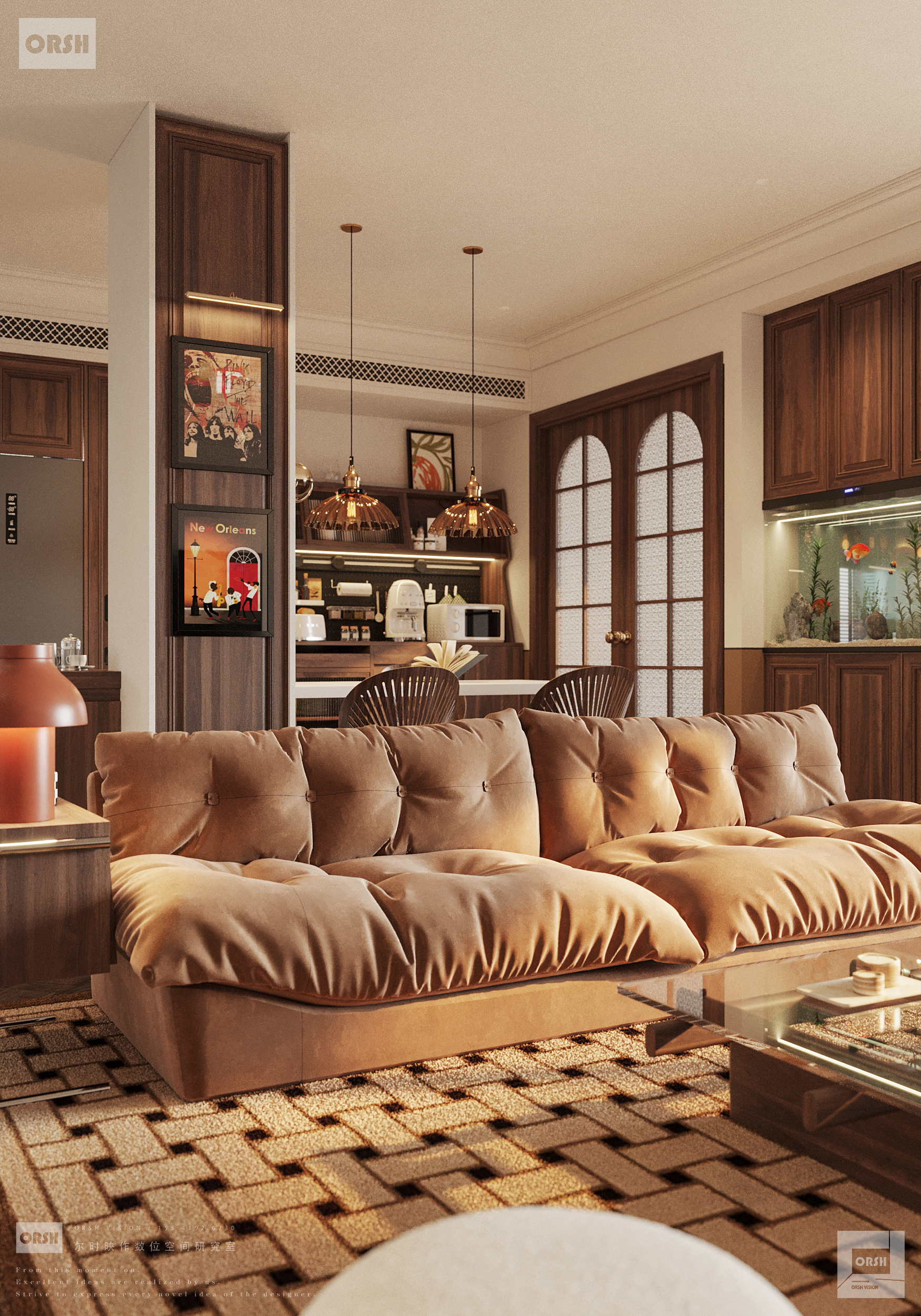 复古客餐厅丨尔时映作数位空间研究室-14