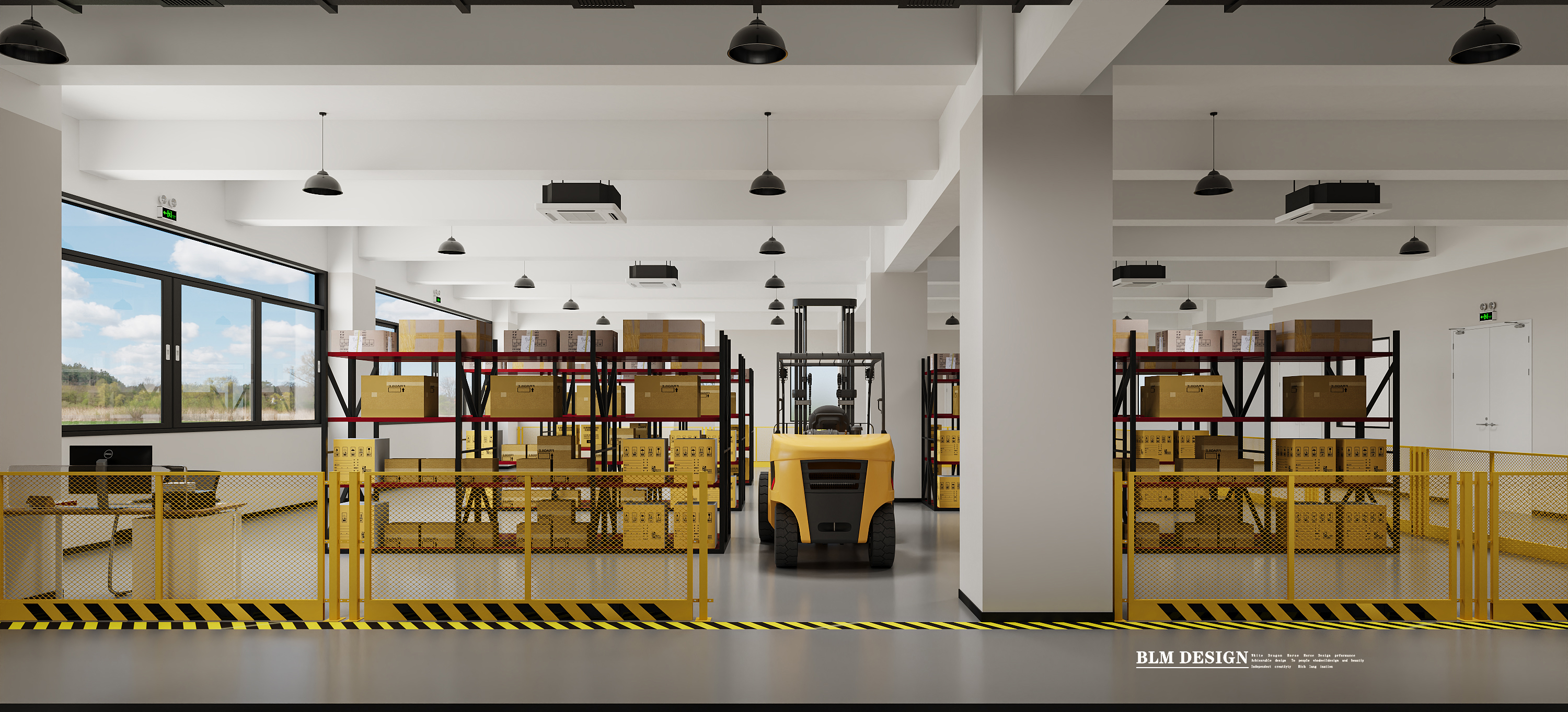 白龙马厂房效果图及家装工装方案设计制作-6