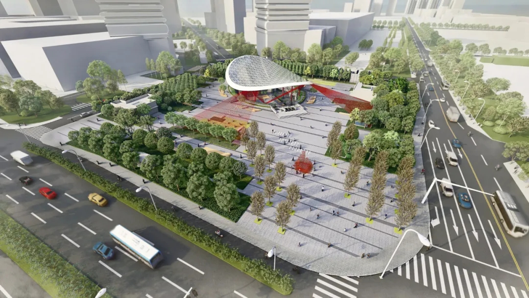 第二期武汉城市口袋公园创意方案《城市之眼》丨中国武汉丨奥雅设计-26