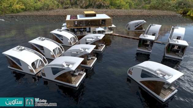 漂浮酒店 斯塔文(根据音译,原文本“ستاوین”未明确对应中文)丨Salt & Water工作室-11