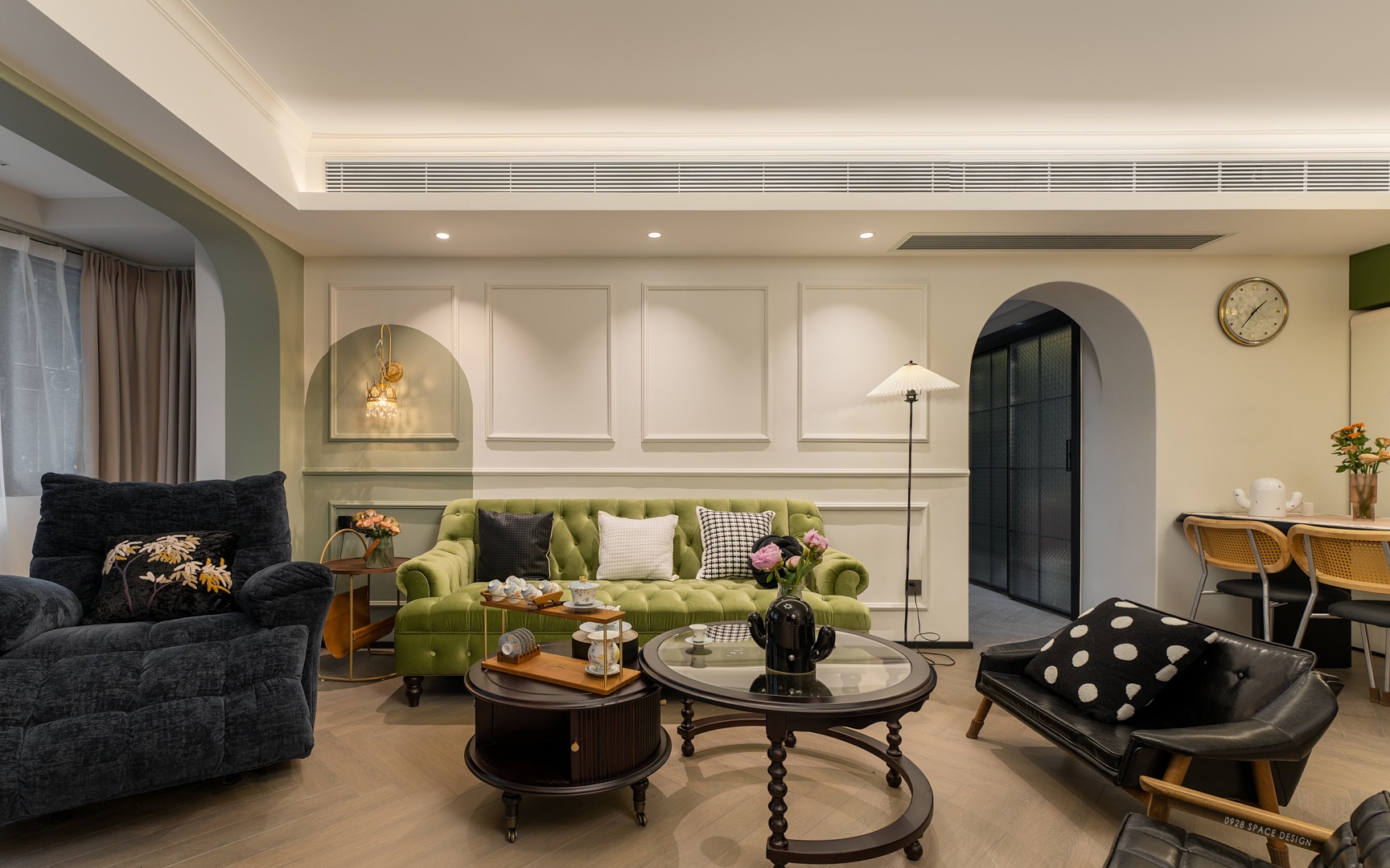 《弥·秘》老钢窗拱形门小复古住宅设计-29