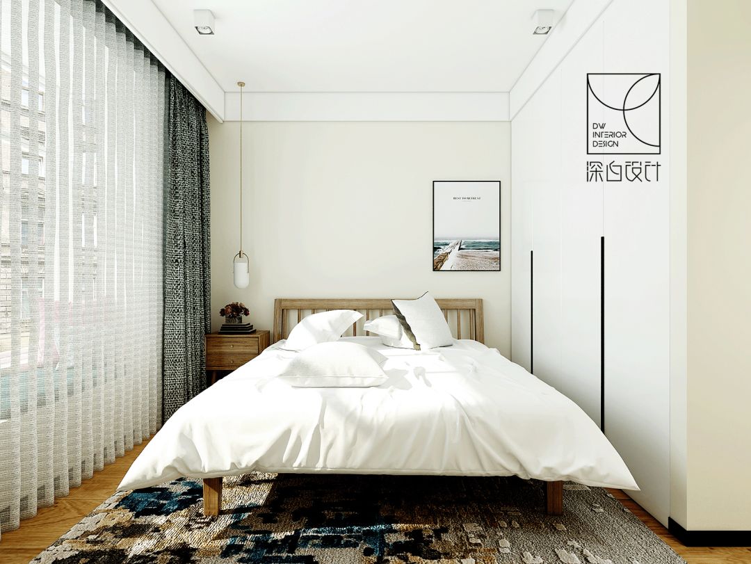 深白空间|| 五口之家静谧玉楼设计-55