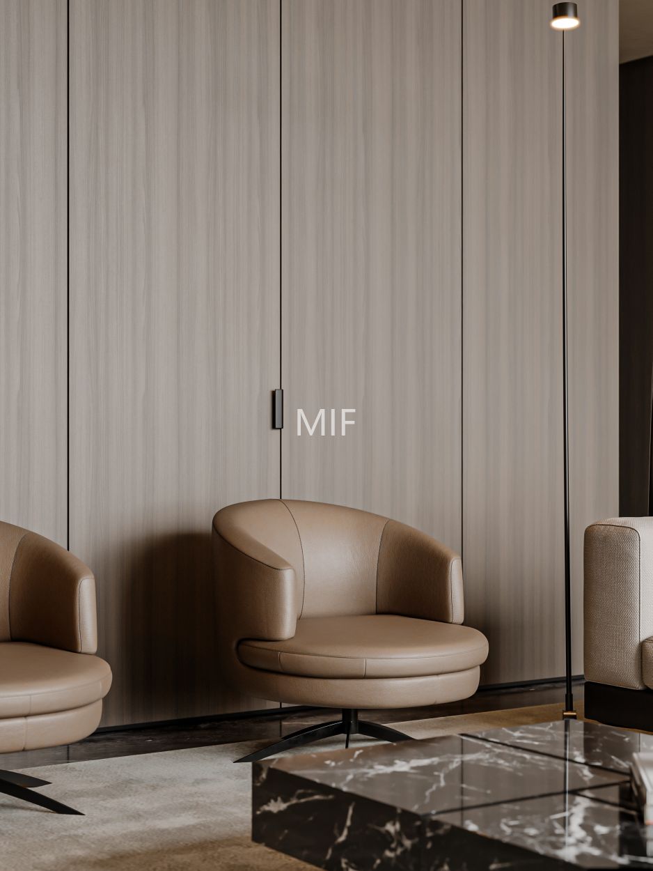 现代风大平层渲染-11