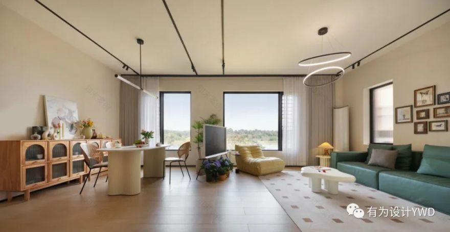 湖景平层亲子互动空间的艺术改造丨中国佛山丨佛山有为室内设计有限公司-18