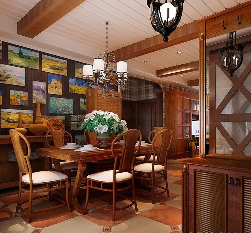 年轻情侣装修哈南碧桂园110平古典美式两居-16