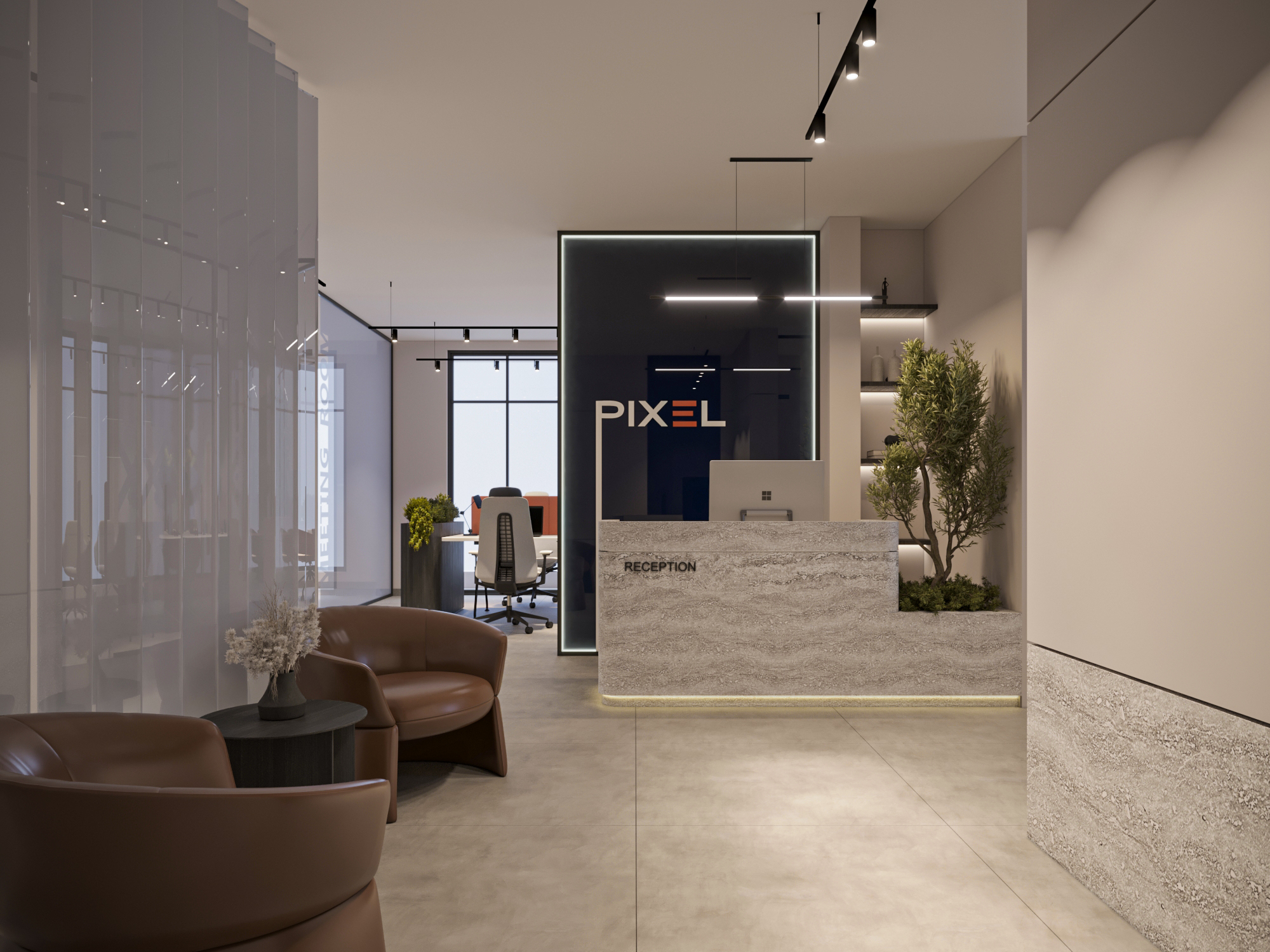 像素办公室丨沙特阿拉伯丨A10 Plus Design Studio-13