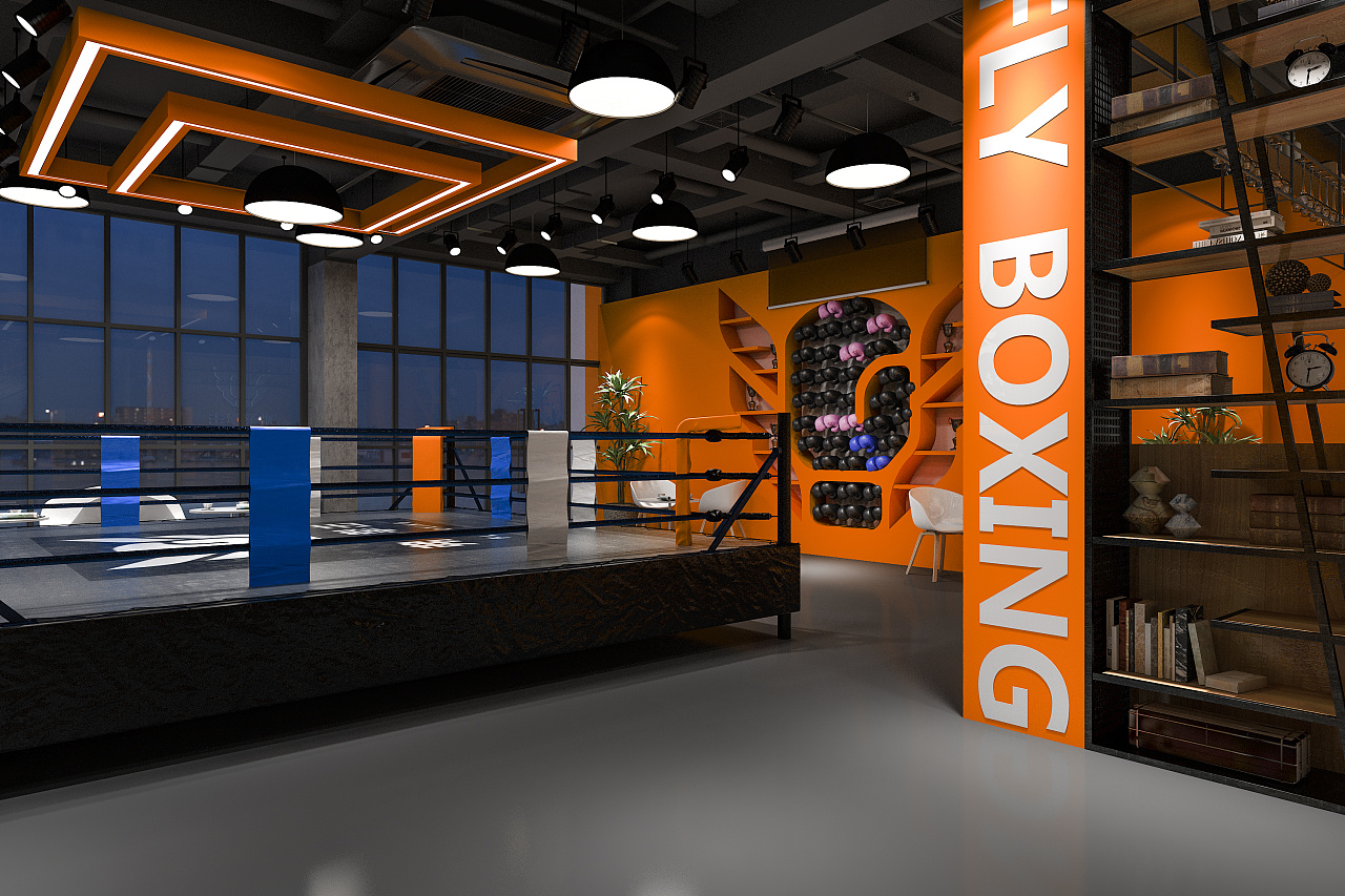 拳击主题健身训练馆-13