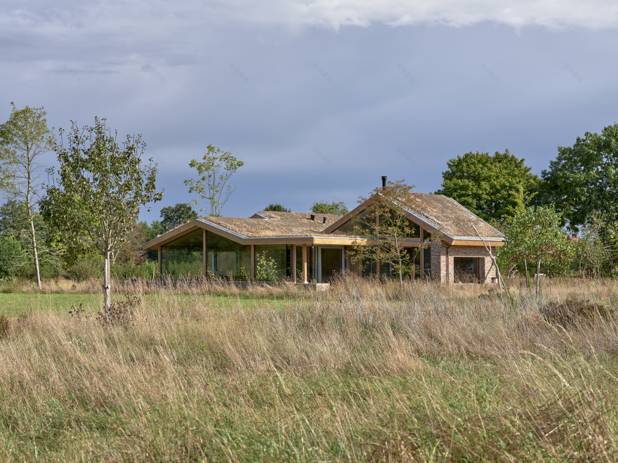 草地上的房子丨荷兰丨Team Tonbo-11