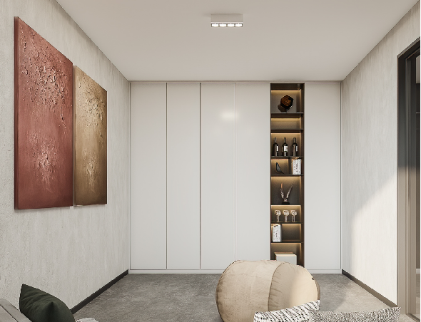 紫薇西棠 · 现代简约的温暖之家丨中国西安丨西安.大小空间设计-39