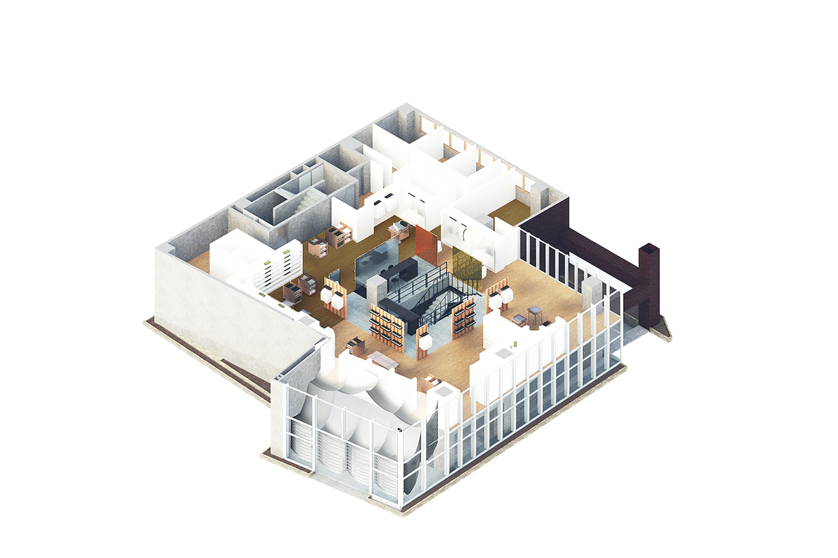 东京时尚区的“戏院”商店丨日本东京丨Haruki Oku Design,PANPROJECTS-49