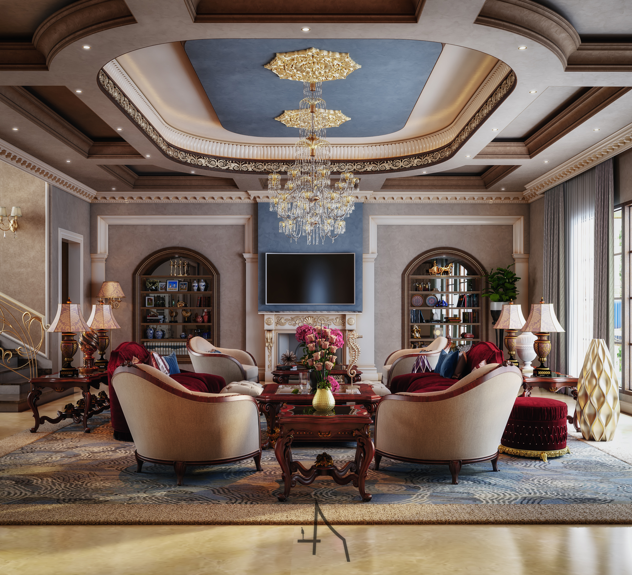 复古经典宫殿丨阿联酋阿布扎比-17