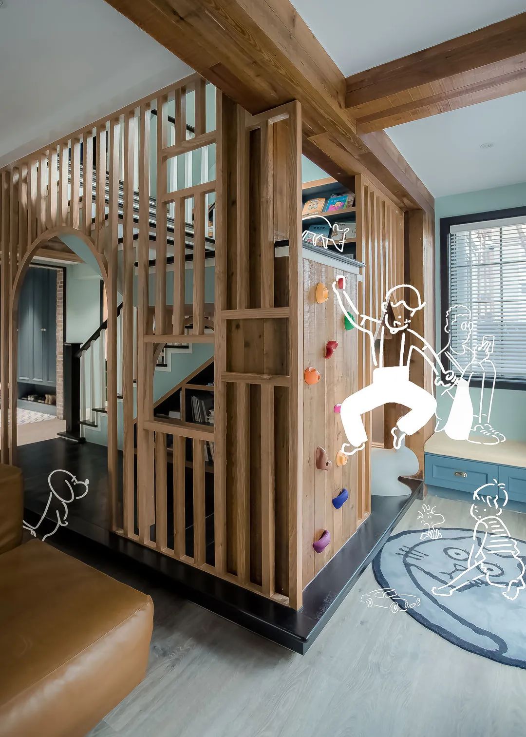 成都现代混搭风的居住空间-19