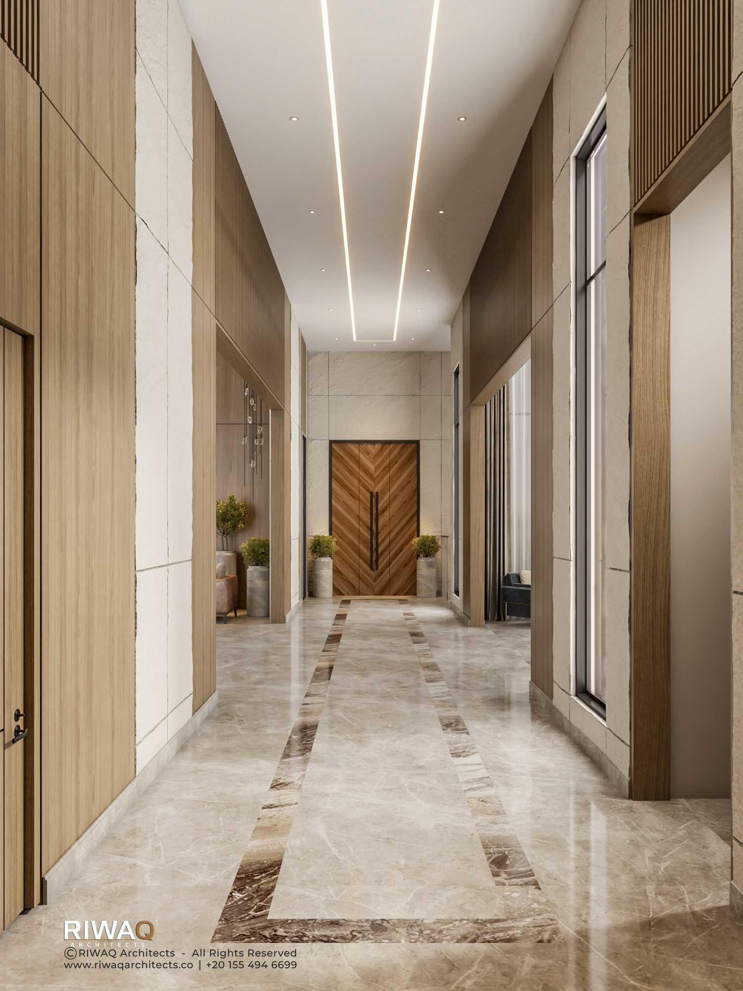 此内容中 Lu·ury 可能是拼写错误，推测正确的词可能是 Luxury ，如果是 Luxury Entrance ，翻译为：豪华入口 丨沙特阿拉伯丨RIWAQ Architects与DOT ARCH Company-4