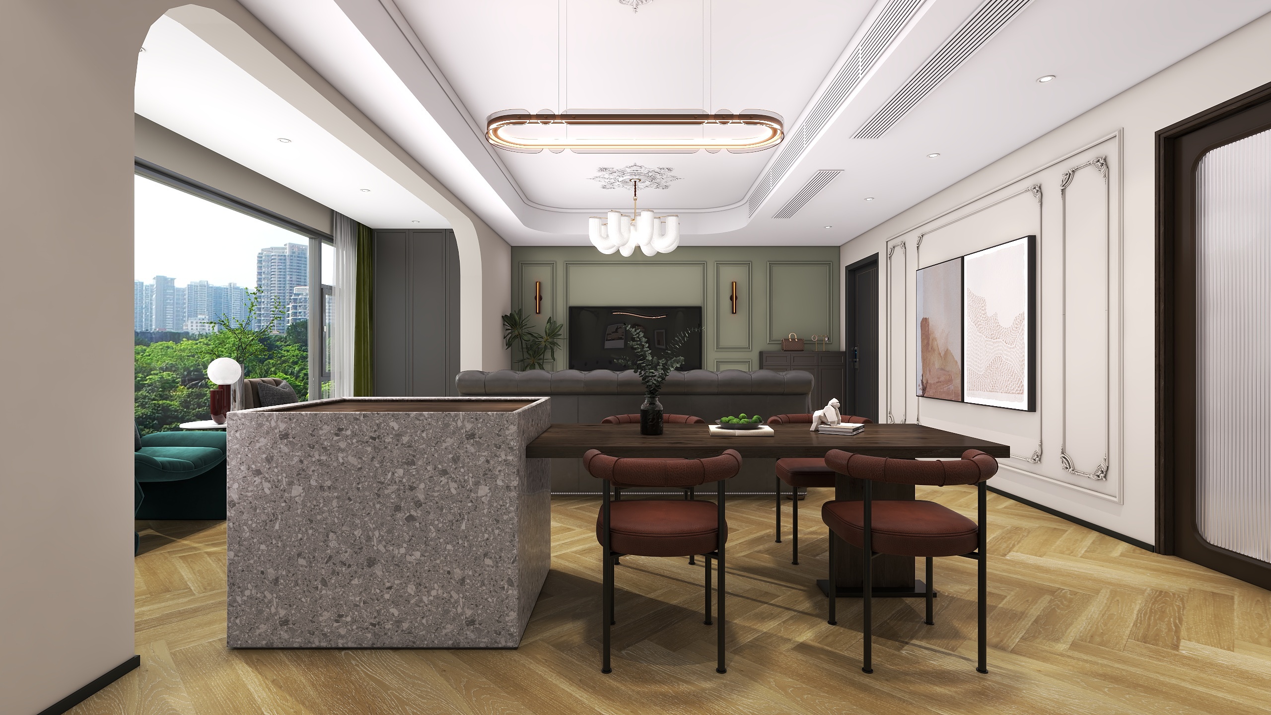 四川成都华府悦璟（115平方简约法式三居室）-16