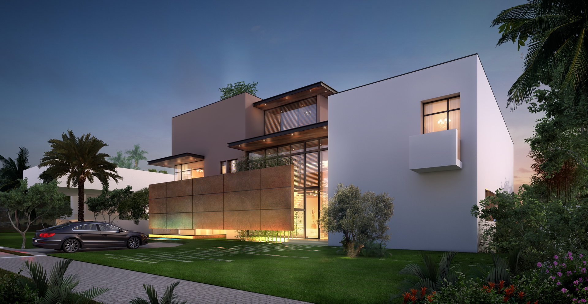 迪拜棕榈朱美拉社区别墅设计-17