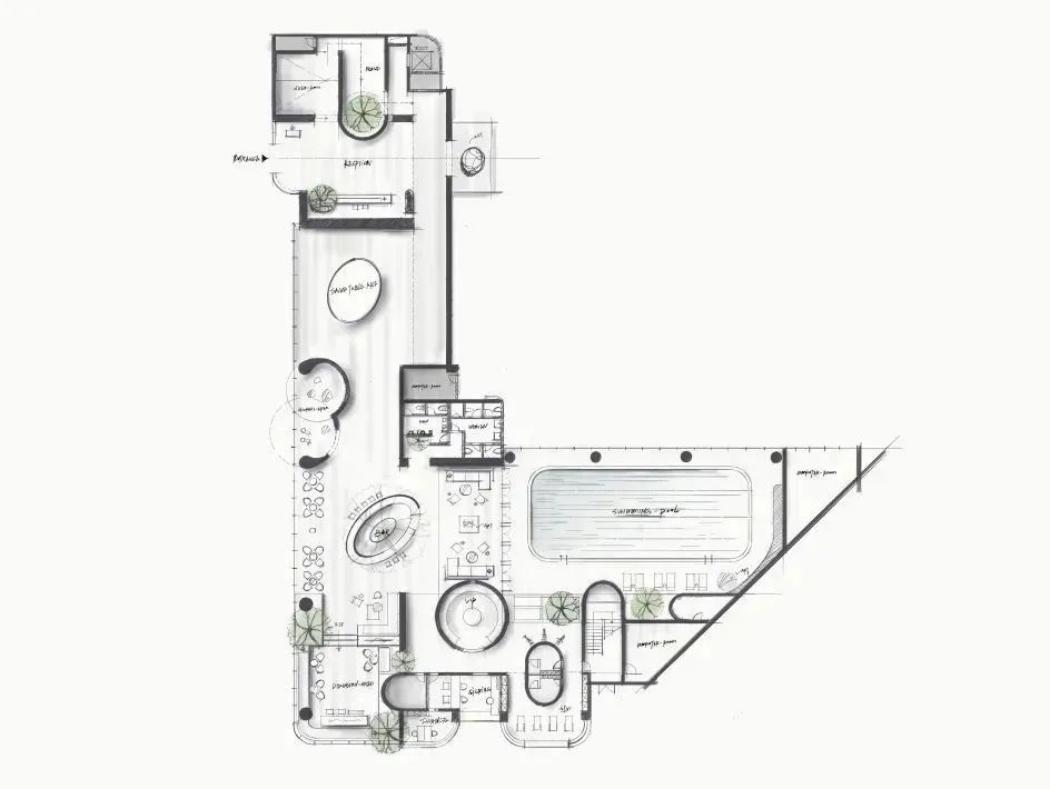 1200㎡室内森林售楼处丨叶胤祥设计事务所-17