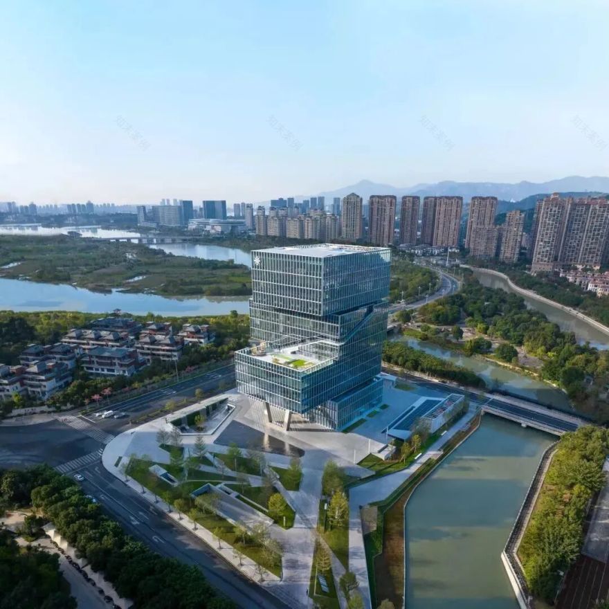 恒申总部大楼:堆叠而上,遇见办公空间新峯景-74