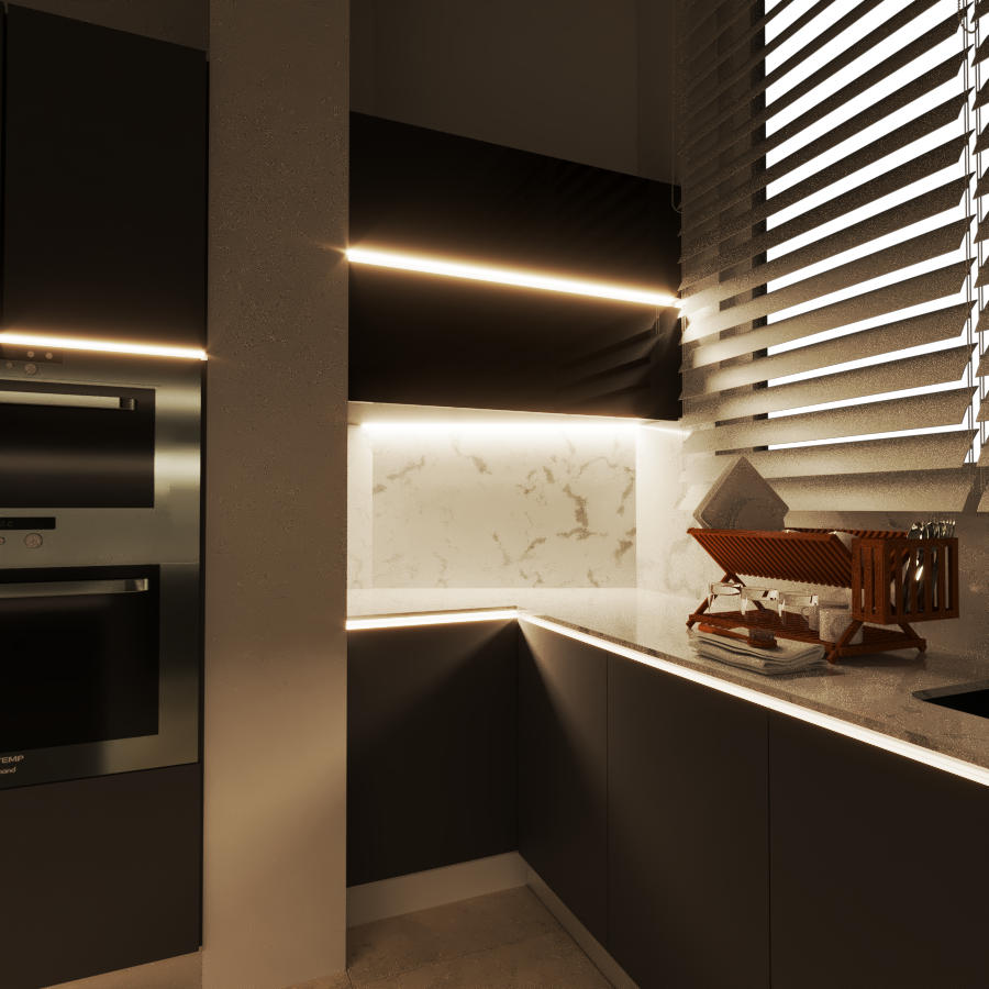 Renderizado 3D Cocina-8