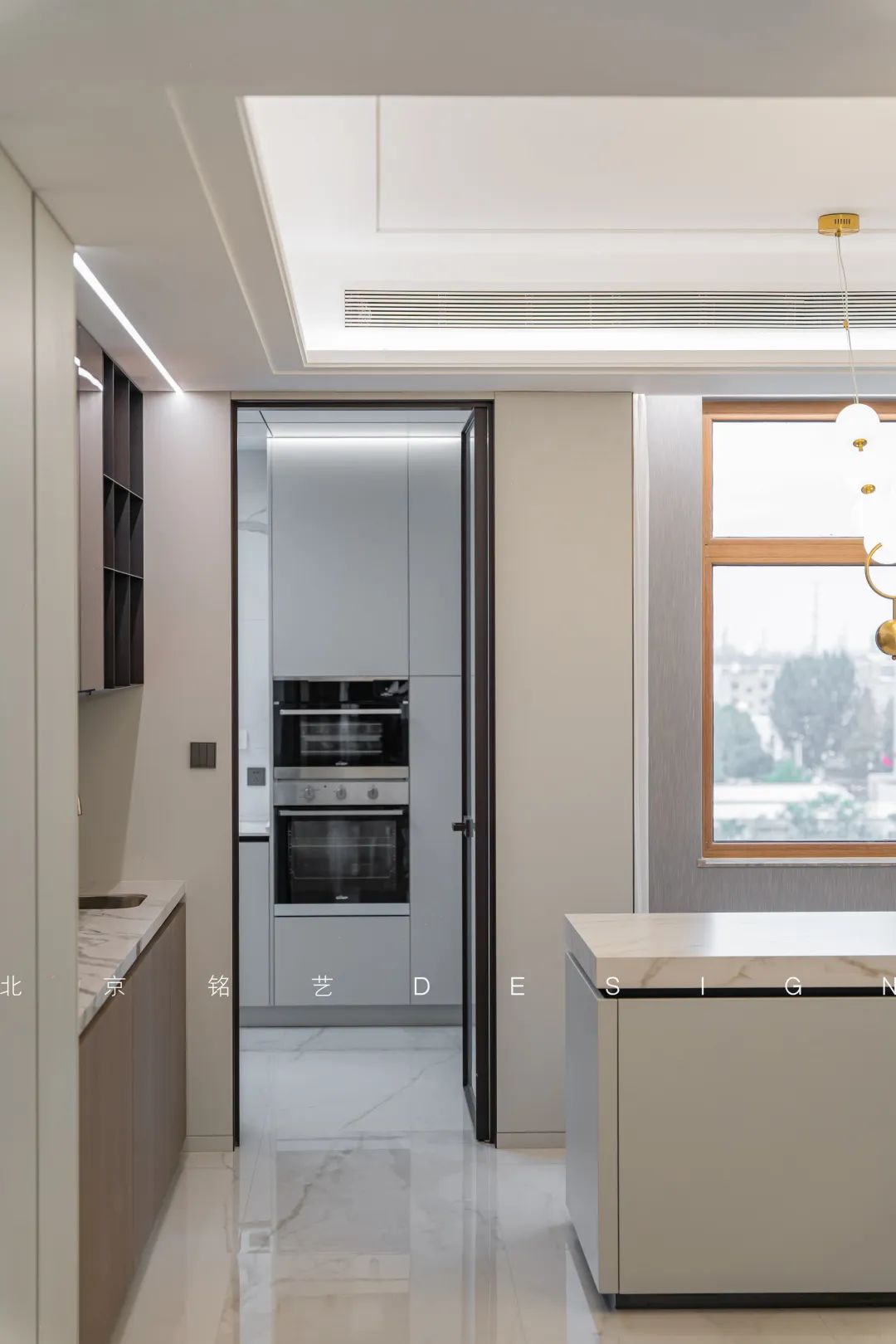 辛集·百合御景城一对一硬装实景丨北京铭艺-78