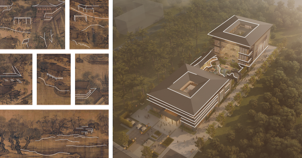 【亚泰项目】斗门非遗传承基地综合体：岭南中式风格非遗餐饮文化综合体~-48