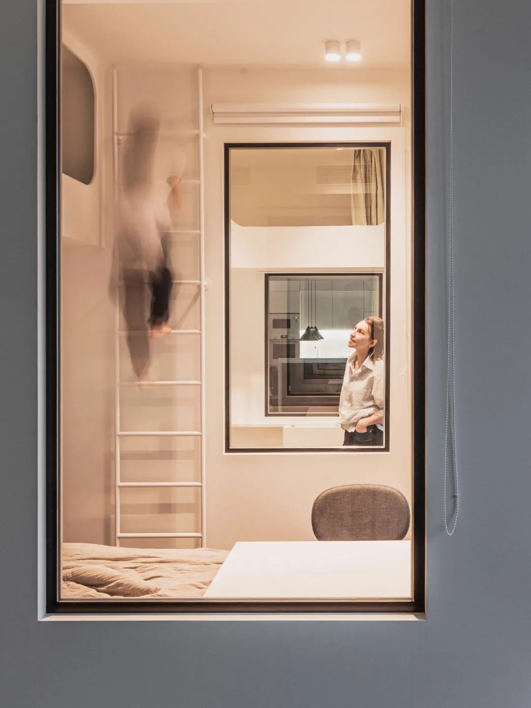 百平个性二胎家庭空间设计丨Ruetemple Studio-19