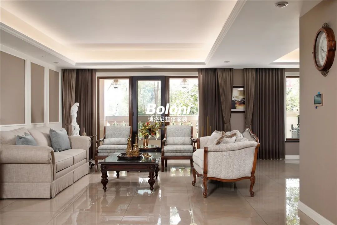 千章墅 300㎡简约美式,大空间设计展现生活美学-20