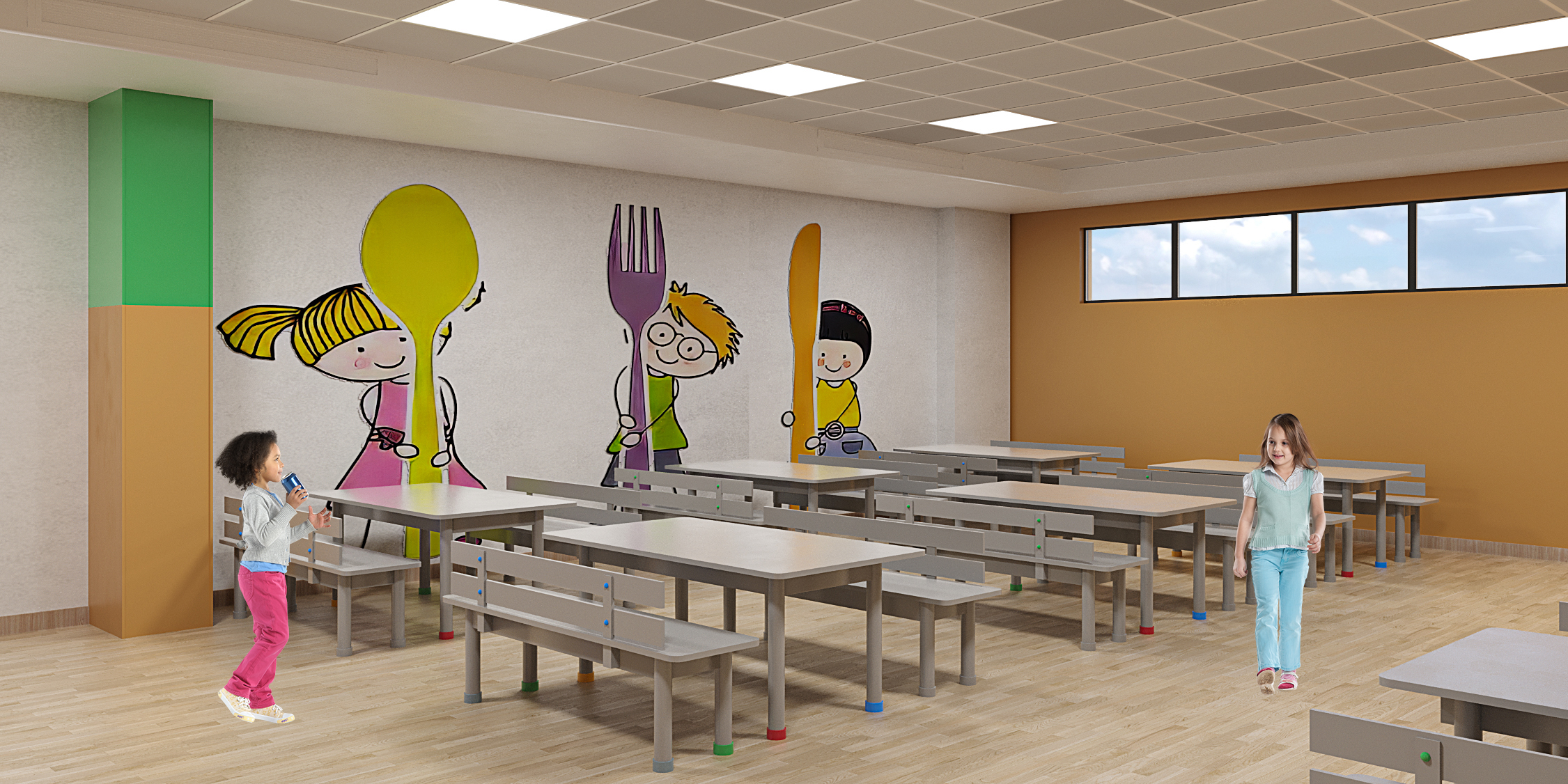 现代小学 学校室内设计丨沙特阿拉伯-43