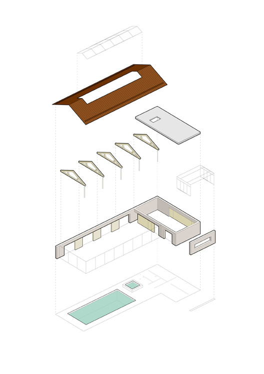 英国萨里山边缘的生态泳池屋-7