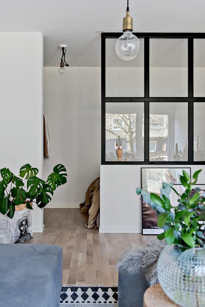 小半开放式卧室毗邻客厅设计案例-8