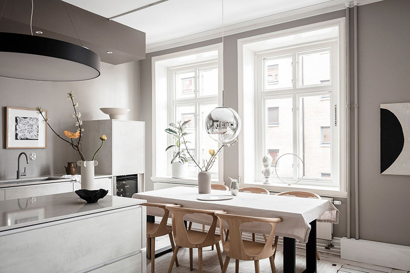 哥德堡鼓舞人心的宽敞米色公寓-14