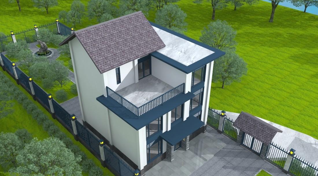 农村自建房别墅设计-38