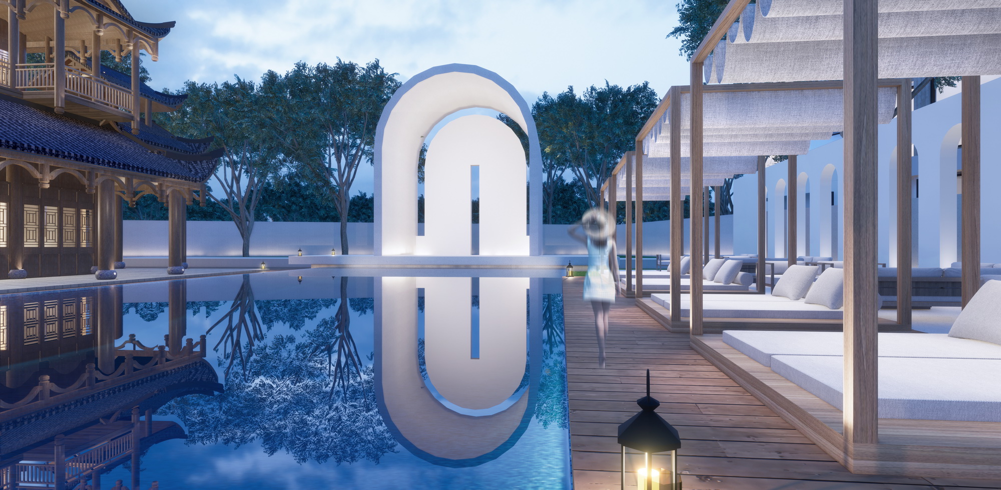 张家界溪布街广场改造丨中国张家界丨AD 国际岸狄建筑-8