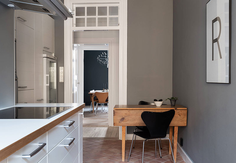 斯德哥尔摩 84 平米魅力暗色调公寓-13