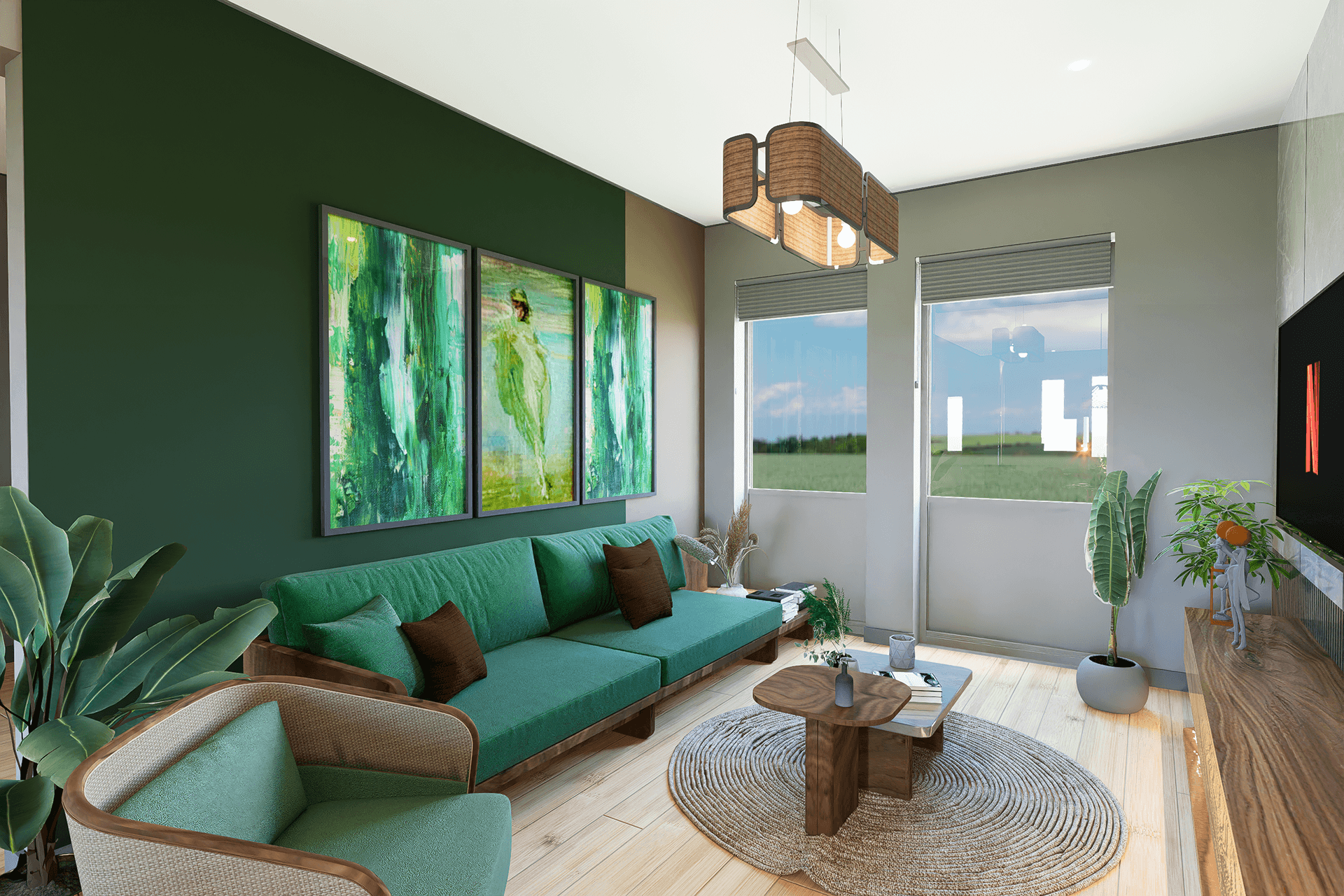 挪威客厅可视化-2