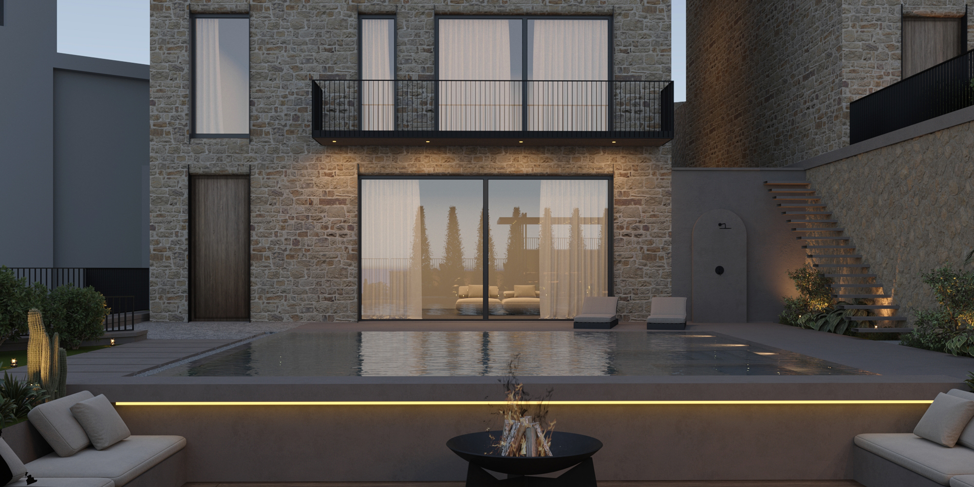 villa 30 景观设计丨byrid.al-3