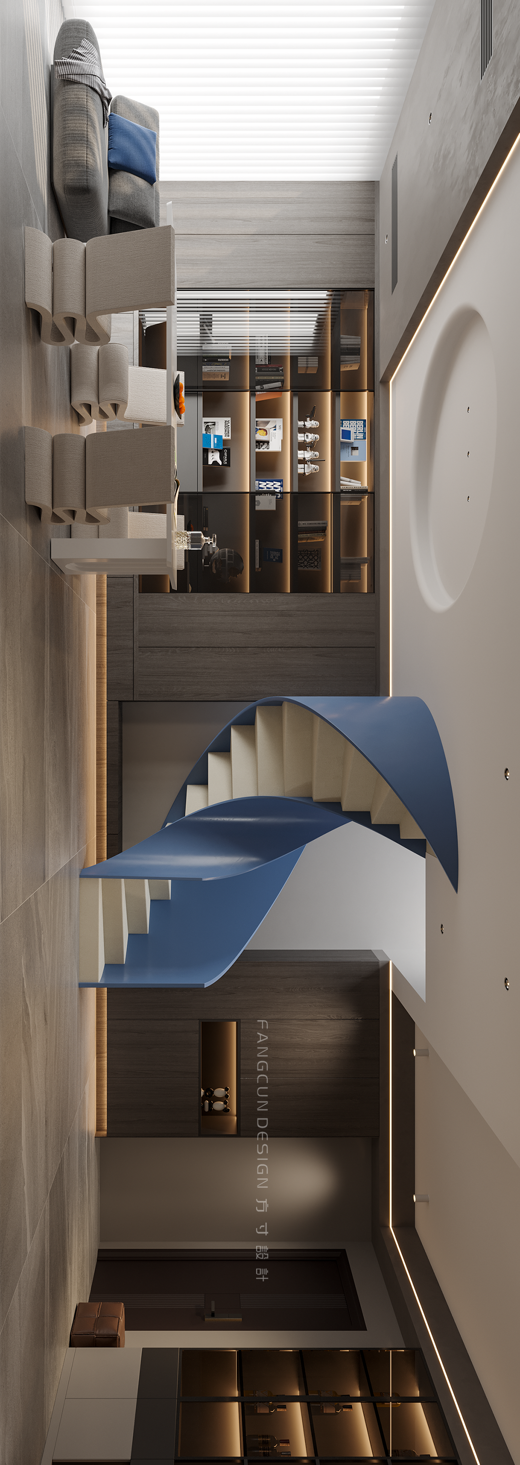 200㎡+复式高级黑灰系,家最宁静的样子丨中国桂林丨方寸设计事务所-39