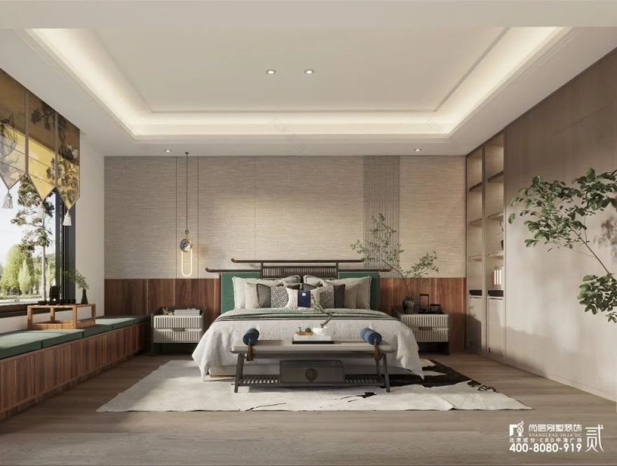 尚层贰分作品 | 禧瑞春秋900㎡合院别墅,这才是传统文化的精神内核~-36