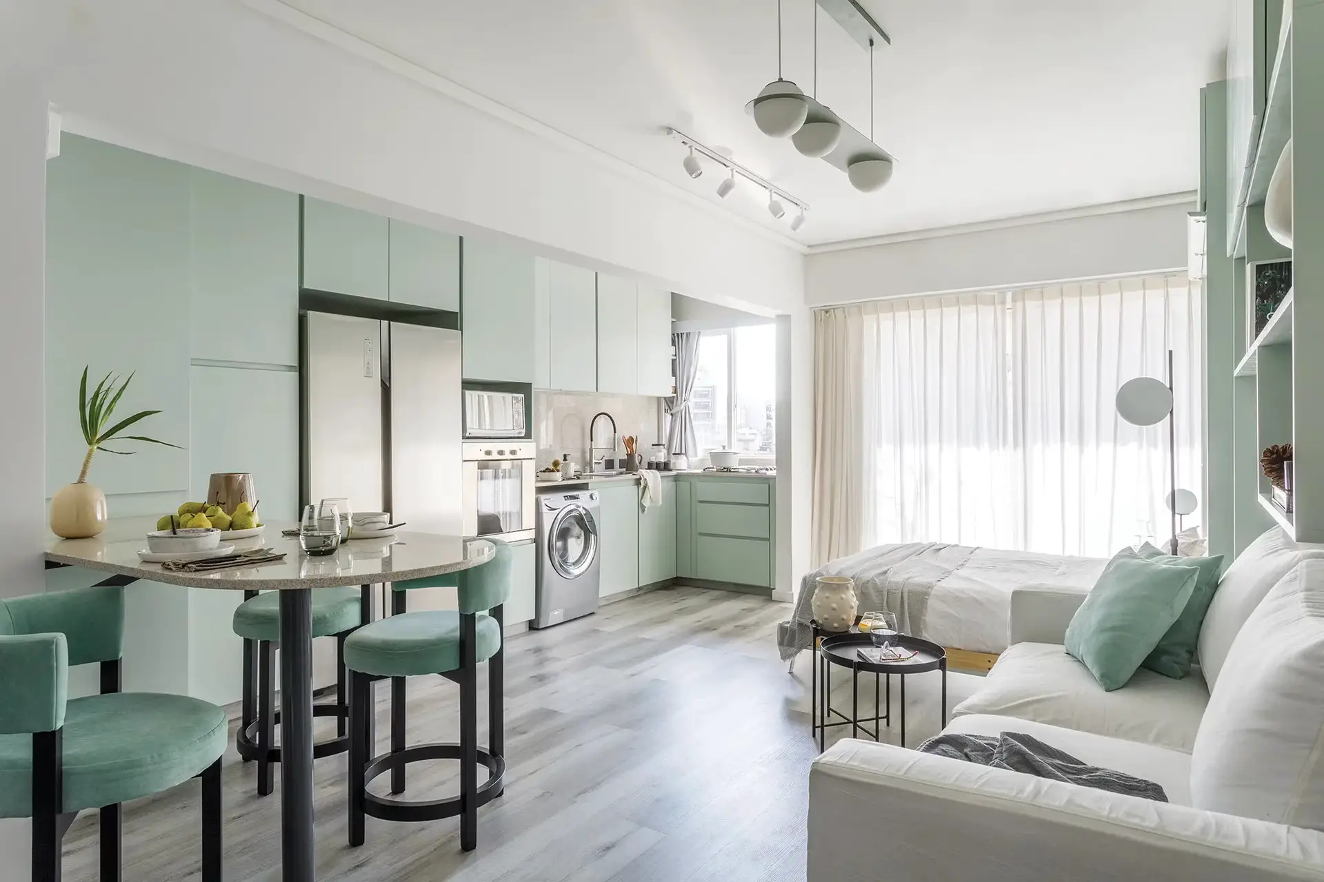 阿根廷 36m2 设计工作室，一室一厅的完美改造-3